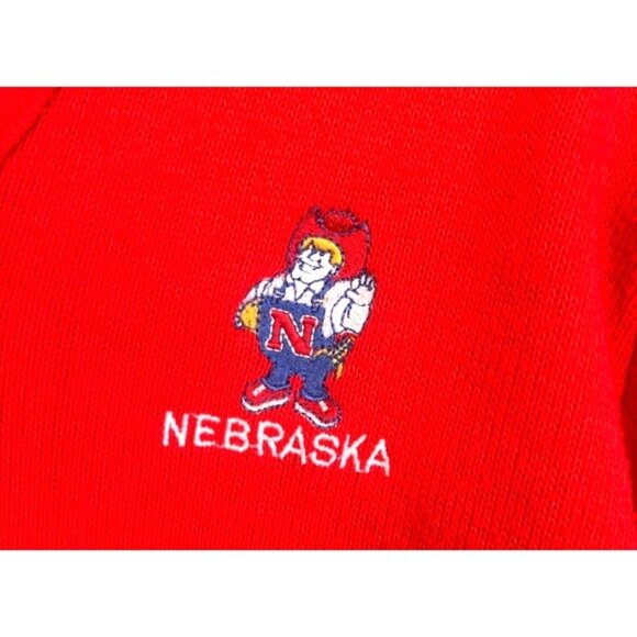 Vintage Nebraska Cornhusker’s V-Neck Sweater Embroidered Herbie Husker Women Sm - Picture 2 of 7